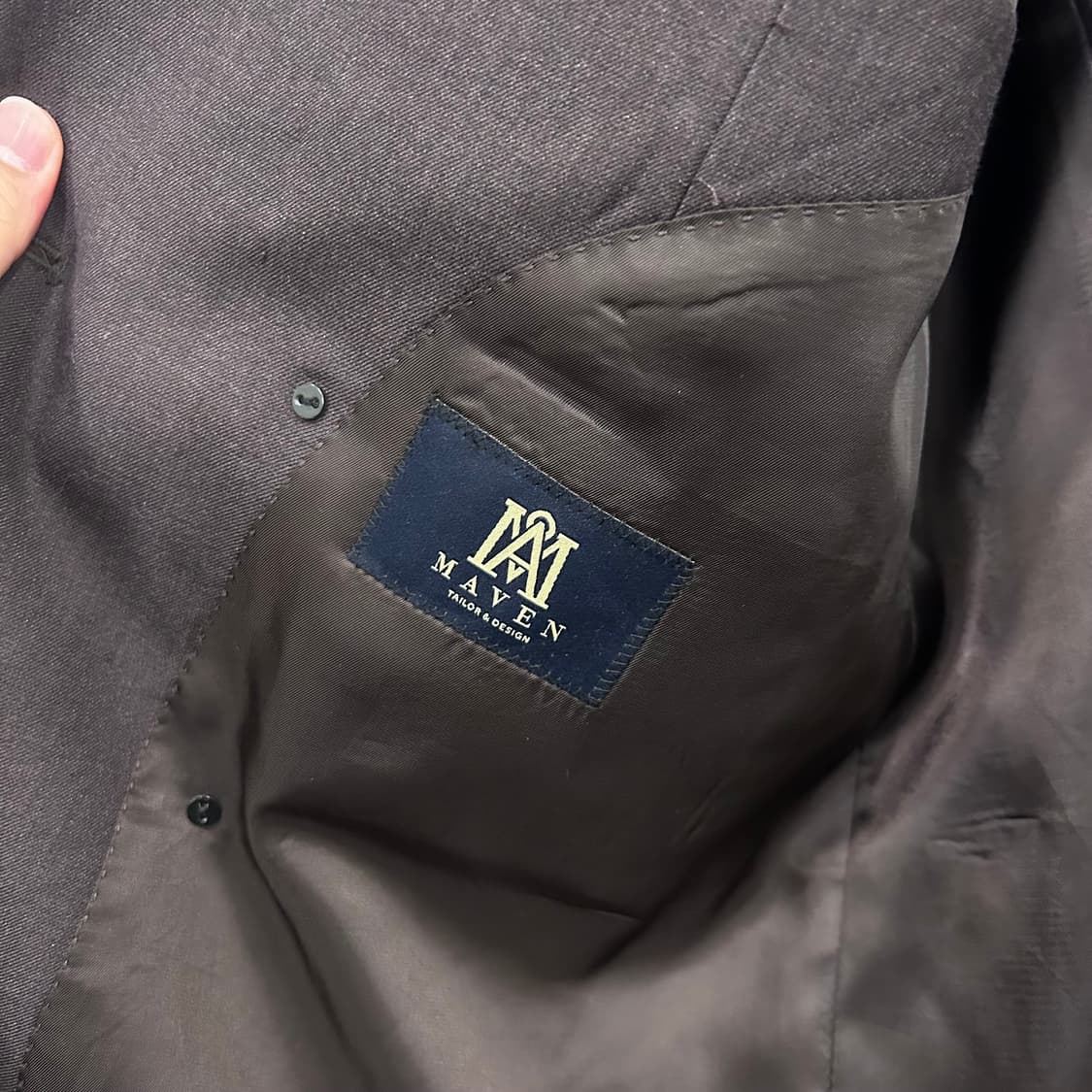 메이븐 핸드메이드 투버튼 더블 블레이져 상품이미지3