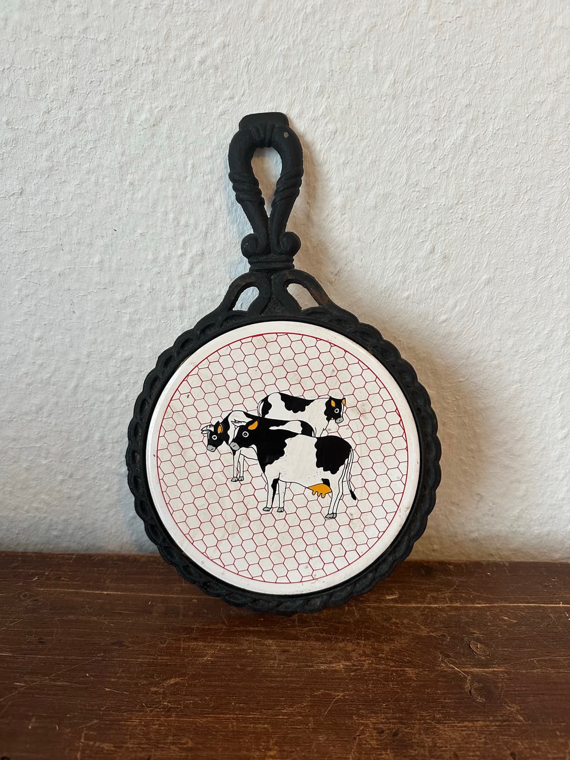 독일)빈티지 주물 젖소벽걸이 상품이미지1