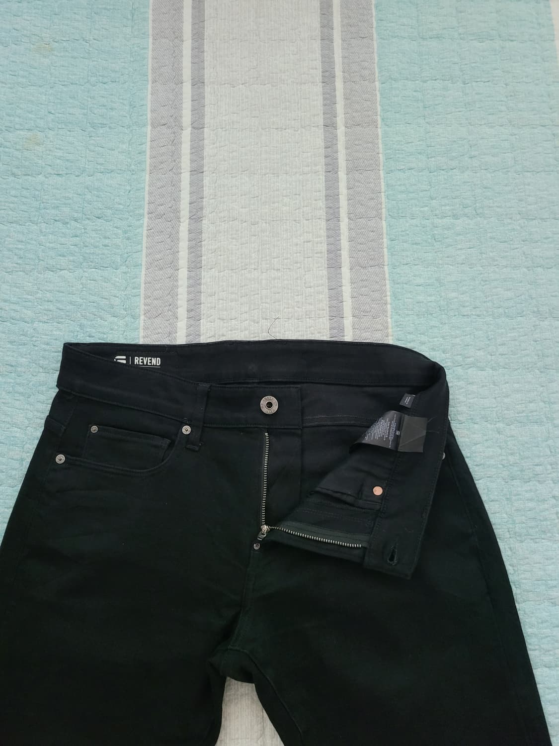 지스타로우 G star raw. 리벤드 스판 스키니 블랙진. 30사이즈 상품이미지3