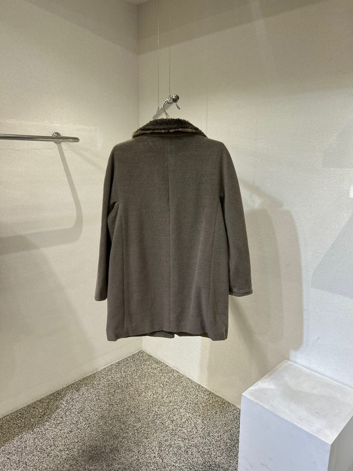 막스마라 퍼 카라 울 코트 상품이미지2