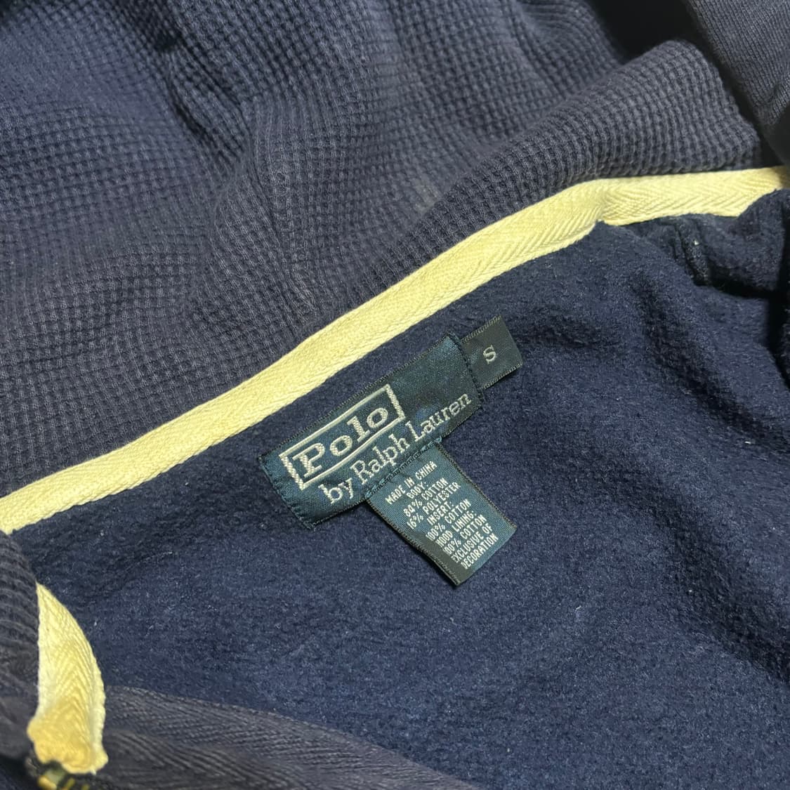 S 폴로랄프로렌 네이비 후드 집업  상품이미지4