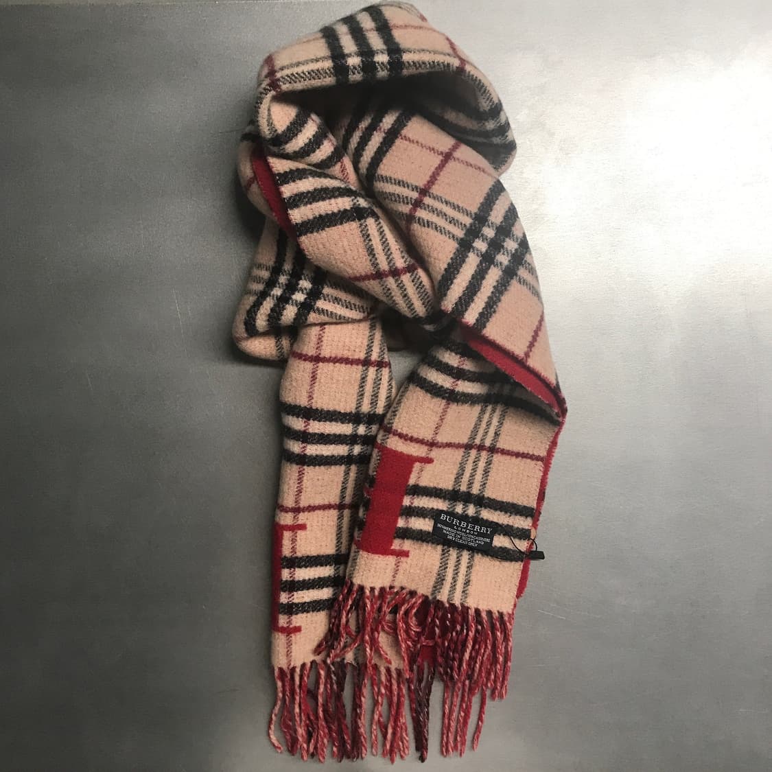 버버리 정품 울/캐시미어 혼방 머플러 상품이미지4