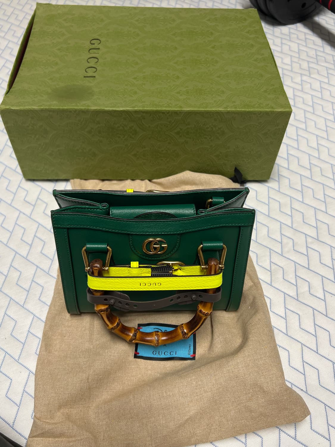 구찌 다이애나 탑 핸들백 그린 상품이미지2