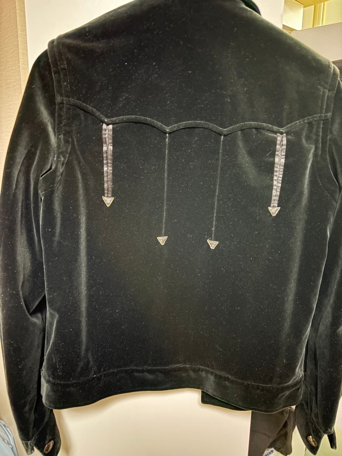 넘버나인 07aw 벨벳 자켓 상품이미지5