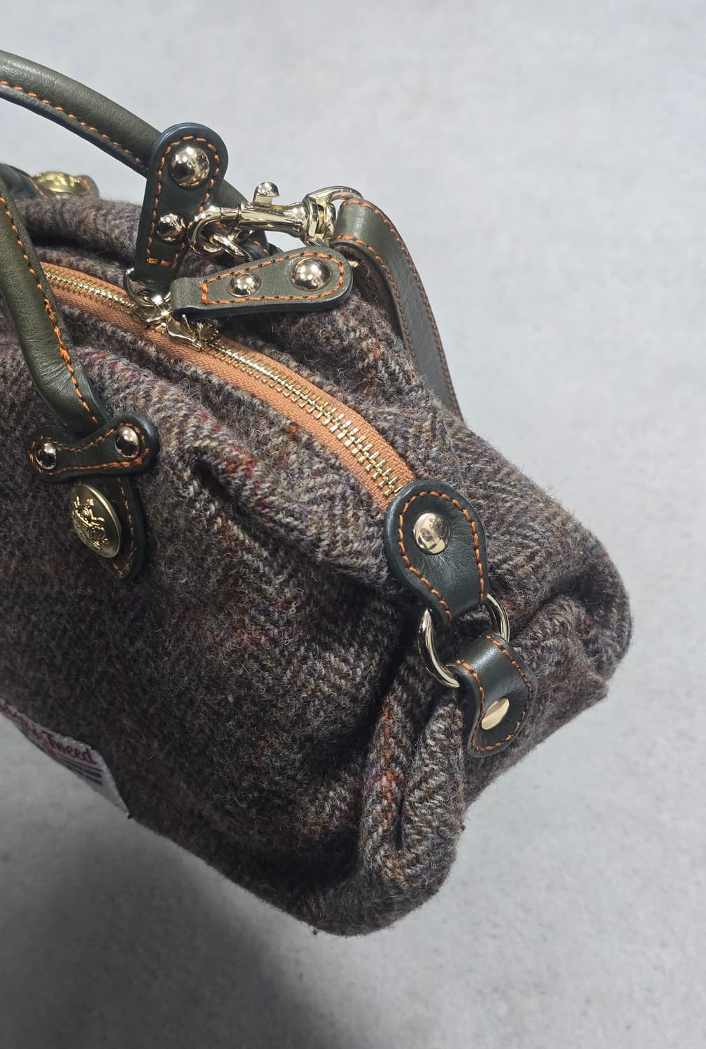 해리스 트위드 울 토트 크로스백 상품이미지5