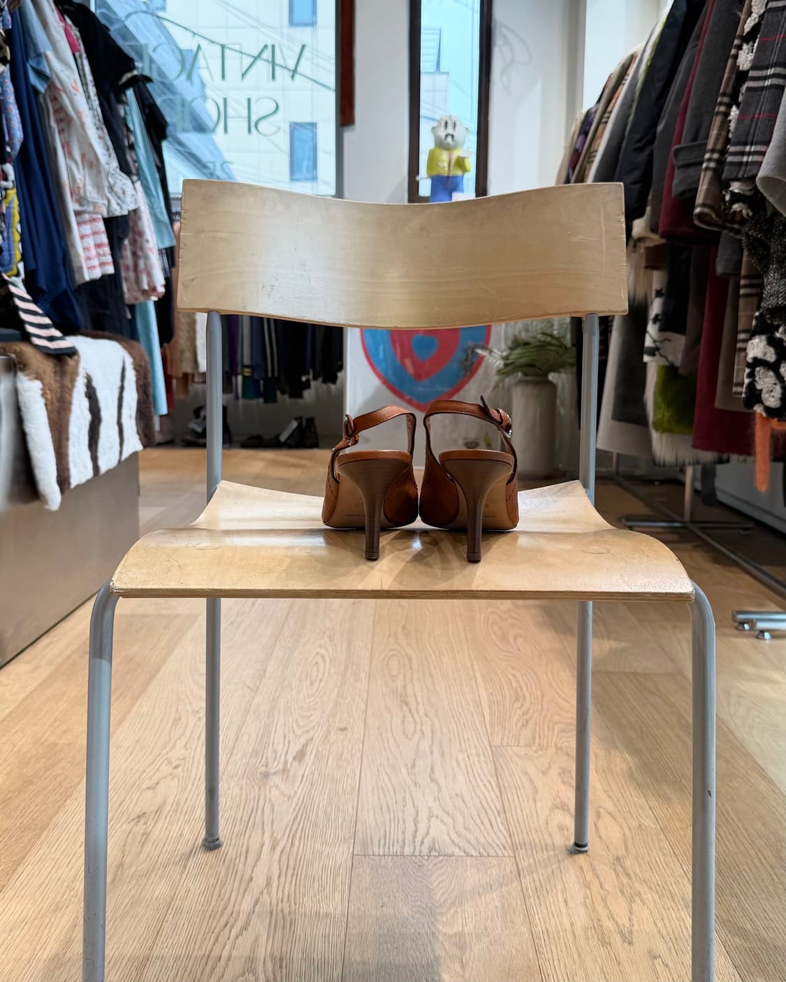 크리스찬 디올 브라운 슬링백 힐 상품이미지5