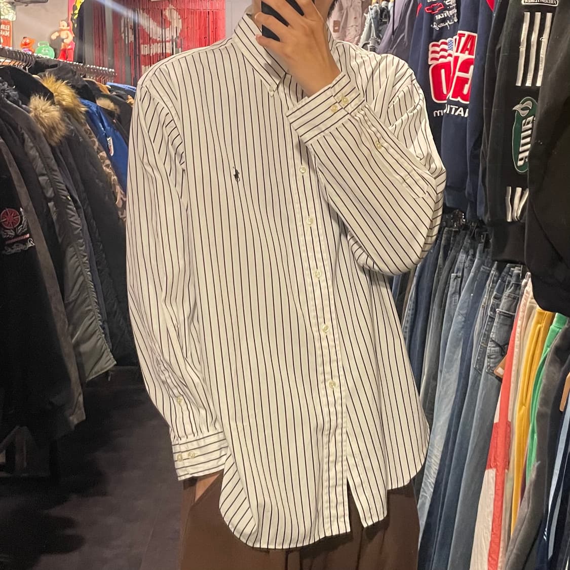 [IM] 폴로 랄프로렌 펜슬 스트라이프 블랙 상품이미지4