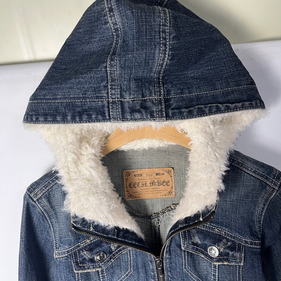 [Cecil McBee] 세실맥비 퍼 트리밍 데님자켓 상품이미지3