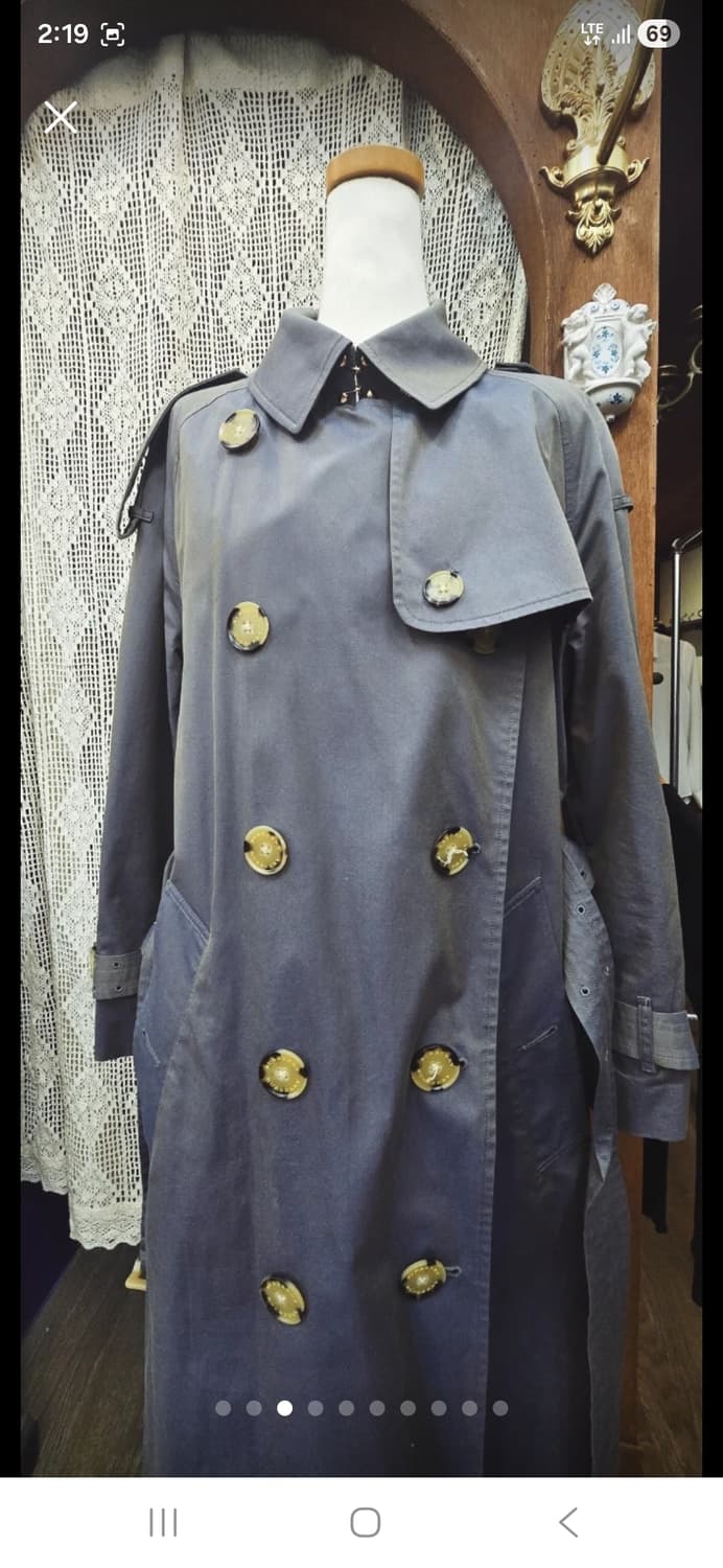 정품BURBERRY)버버리 트렌치코트 런던잉글랜드 55~66 롱코트 상품이미지3