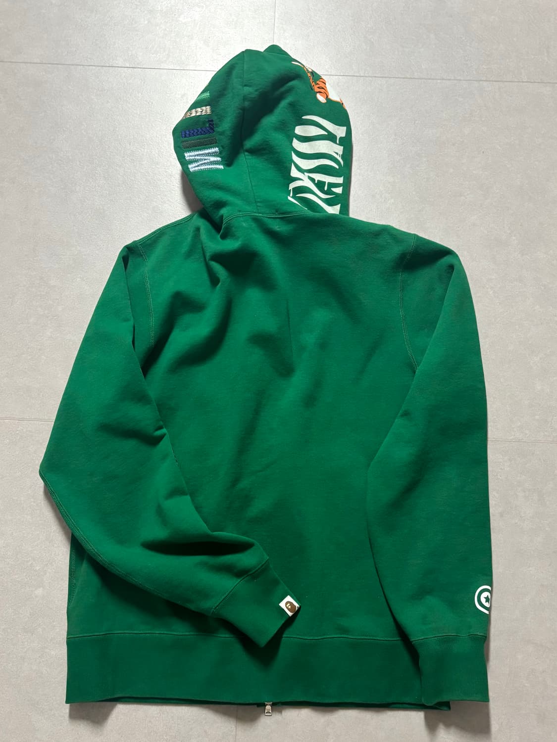 BAPE 베이프 화이트 타이거 풀 후드집업 상품이미지5