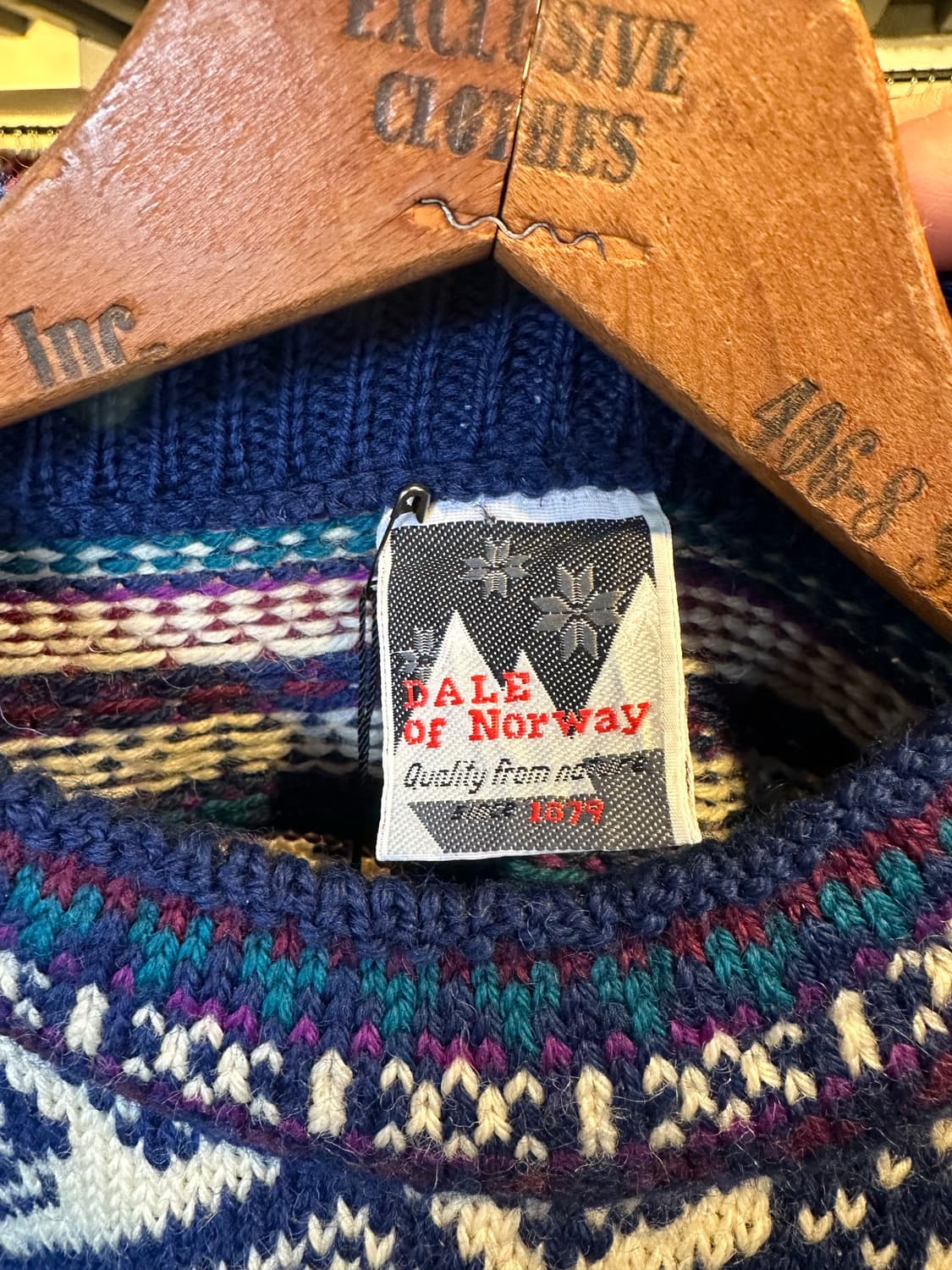 데일오브노르웨이 헤비 울 노르딕 스웨터 상품이미지8