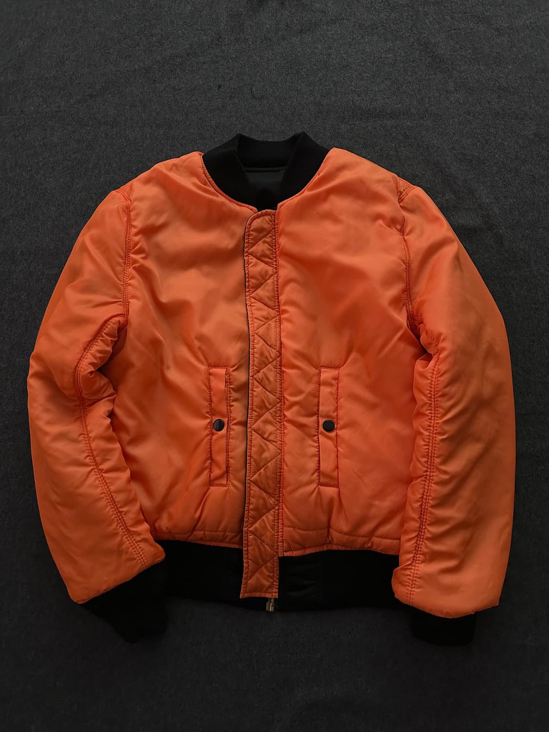 알파인더스트리 ma-1 마원 항공점퍼 블랙 상품이미지5