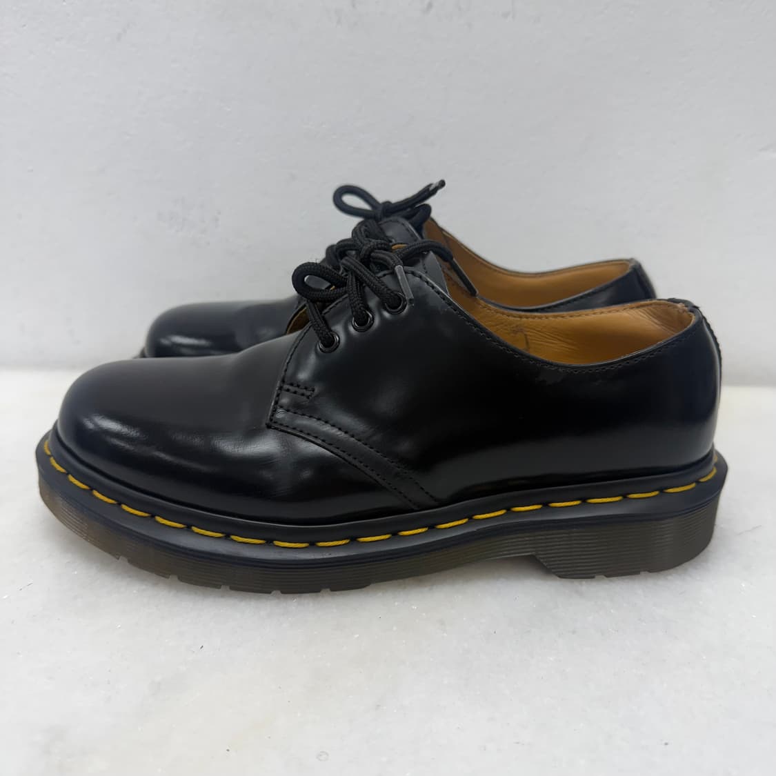 (UK3)닥터마틴 1461 블랙 스무스 3홀 상품이미지5
