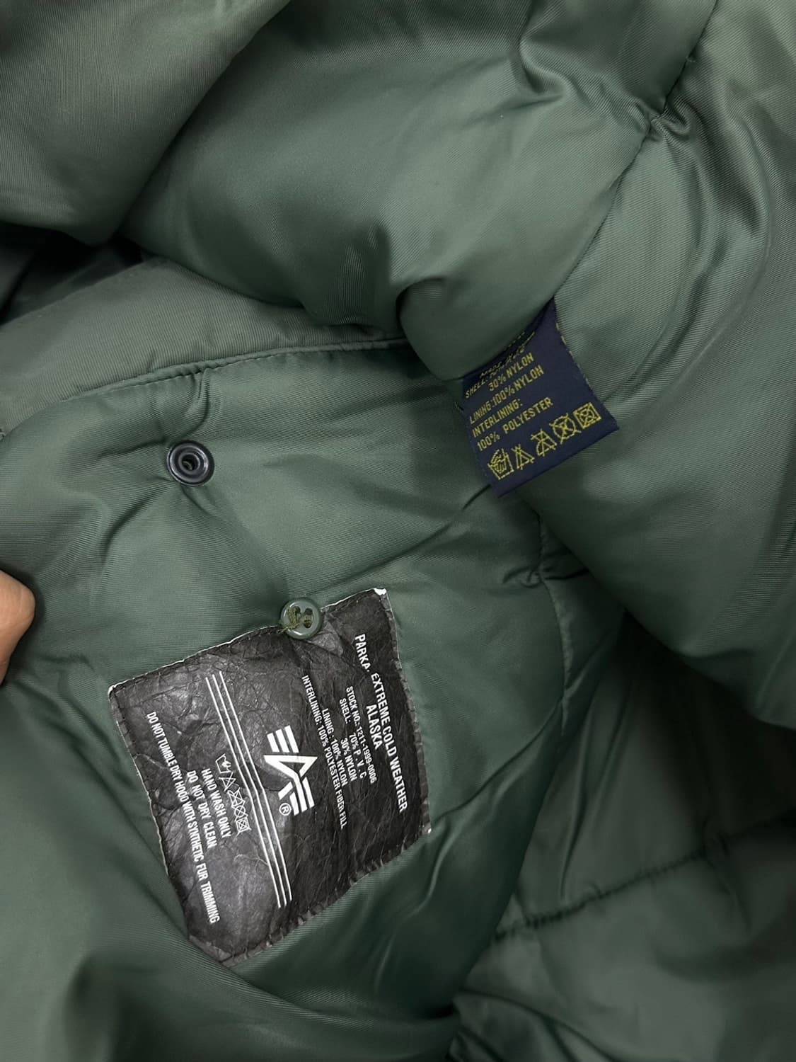 알파인더스트리 N3B 야상패딩 카키 (M~XL) 상품이미지8