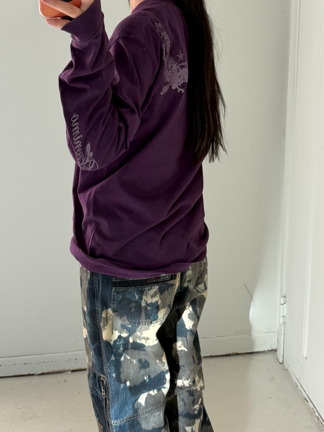 일본빈티지 Jeronimo 레터링 롱슬리브 상품이미지2