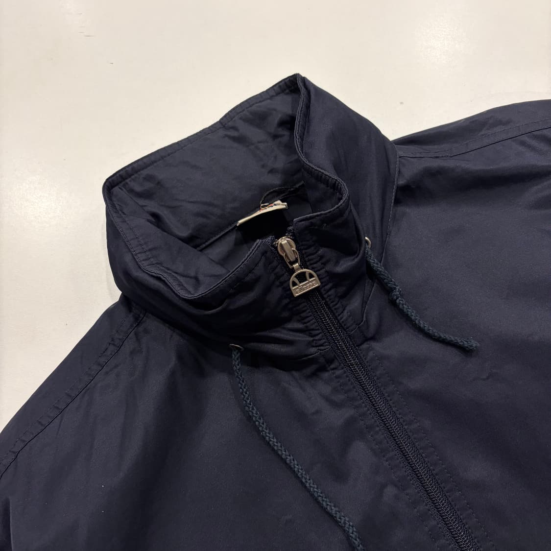 [105] 엘레쎄 올드스쿨 네이비 바람막이 점퍼 B619 상품이미지4