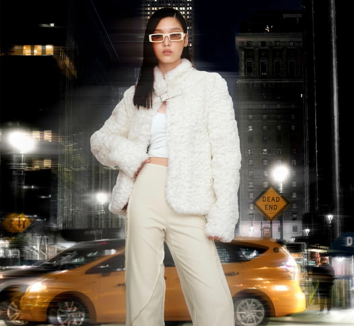 새상품 나체 리버시블 퍼자켓  상품이미지2