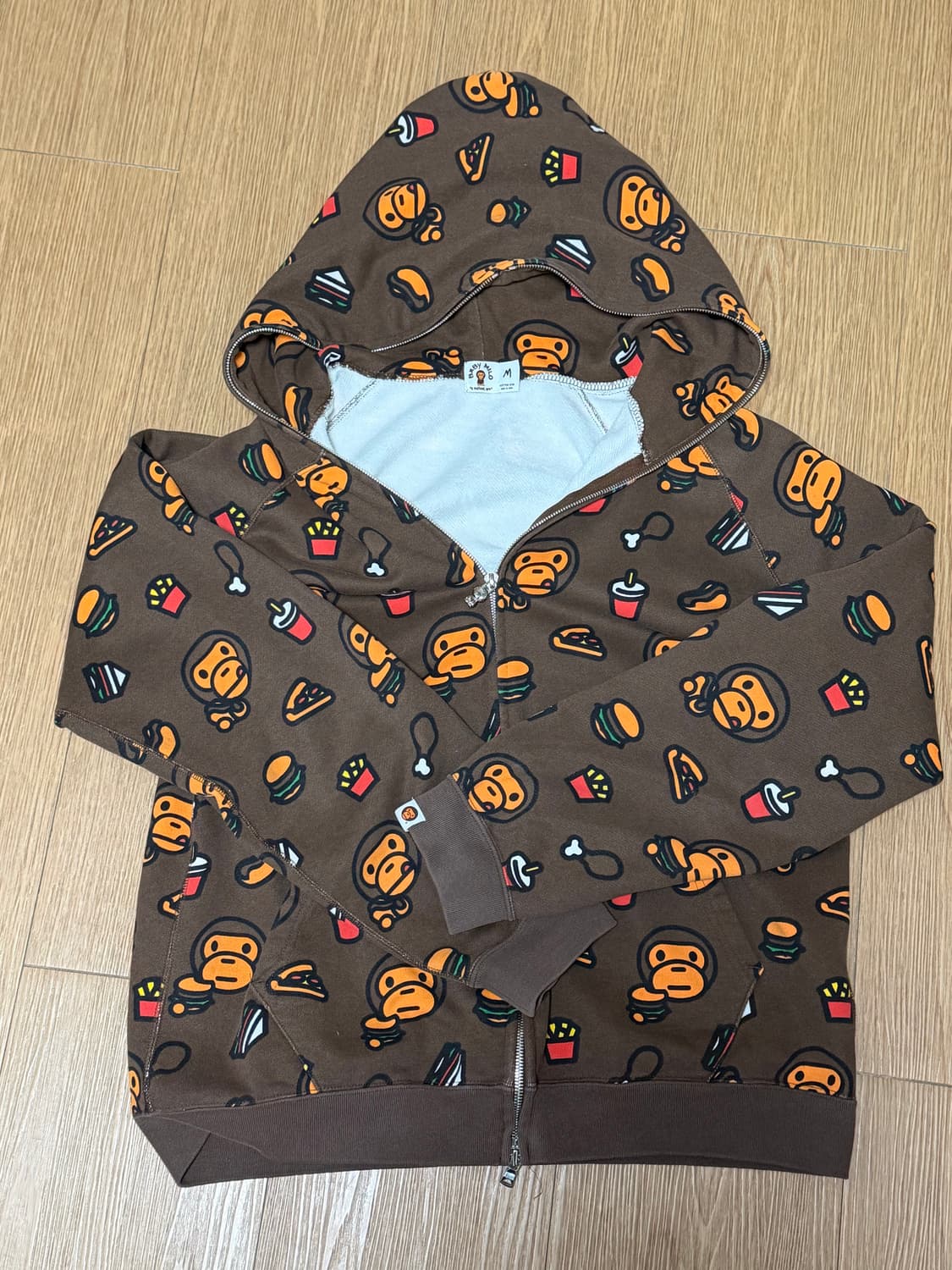 베이프 초코정크푸드 후드집업 상품이미지1