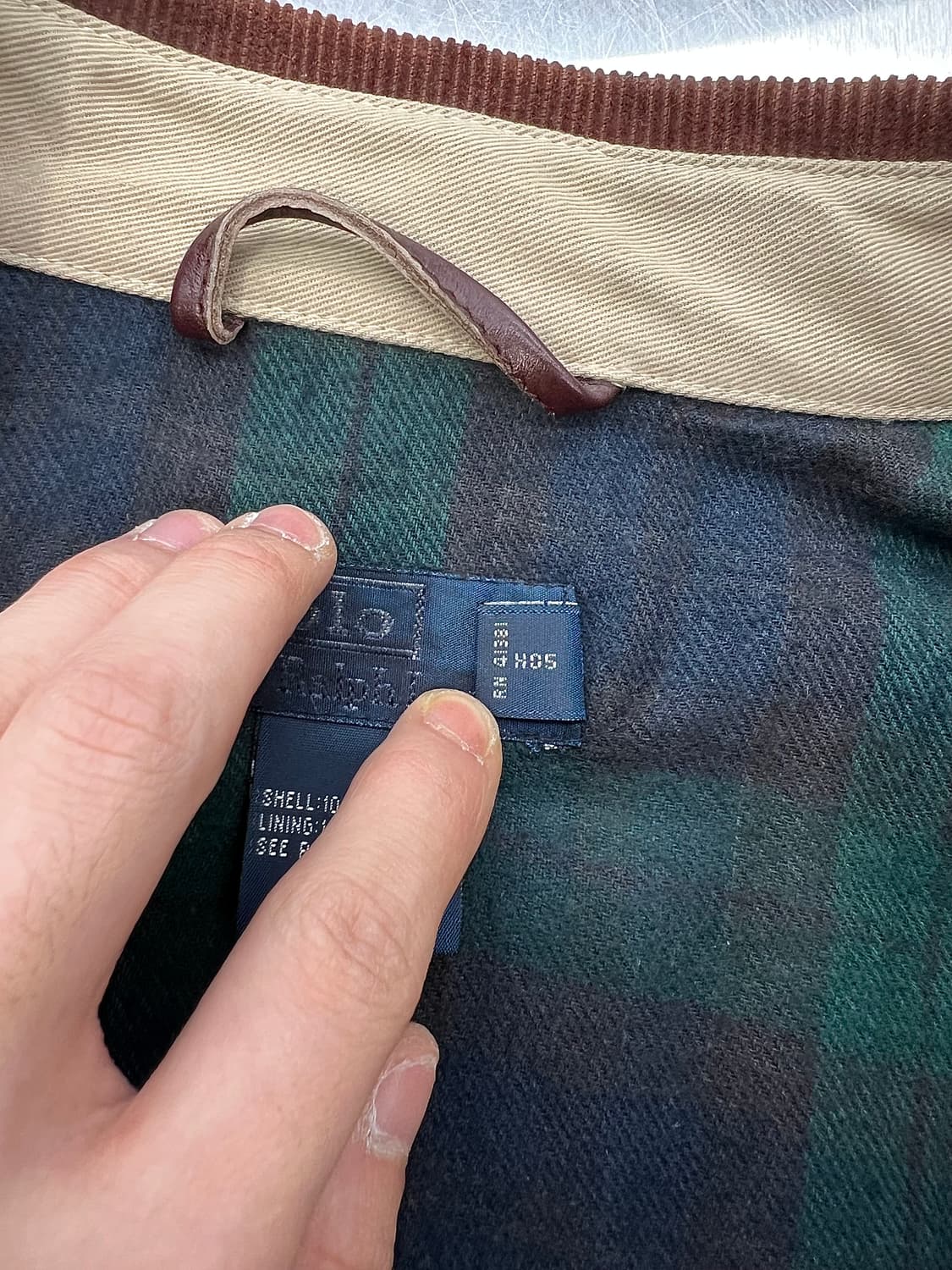 폴로 랄프로렌 베이지 스윙톱 넥 카라 블루종 자켓 상품이미지8