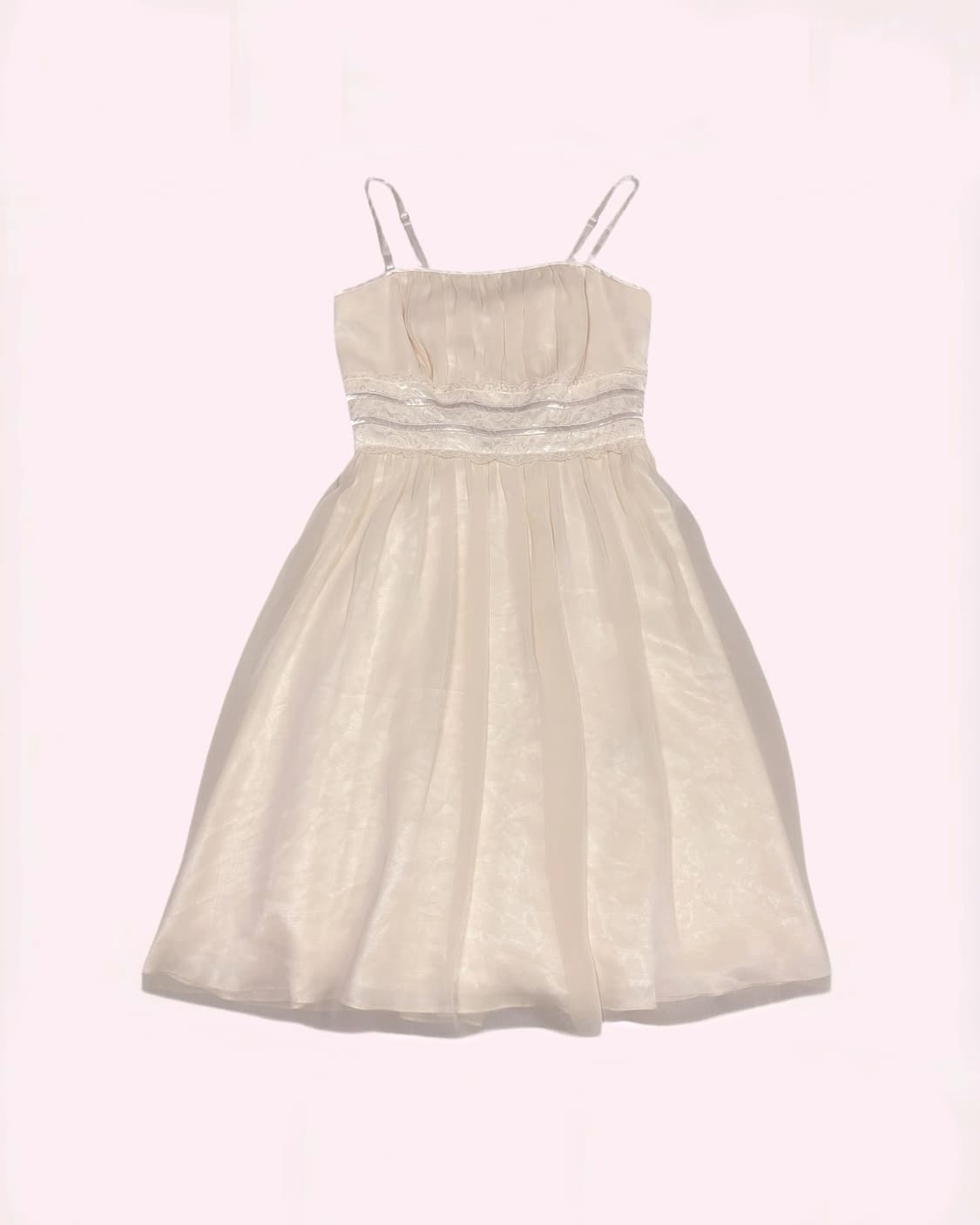 히메갸루 핀터레스트 레이스 아일렛 포인트 끈 원피스  상품이미지1