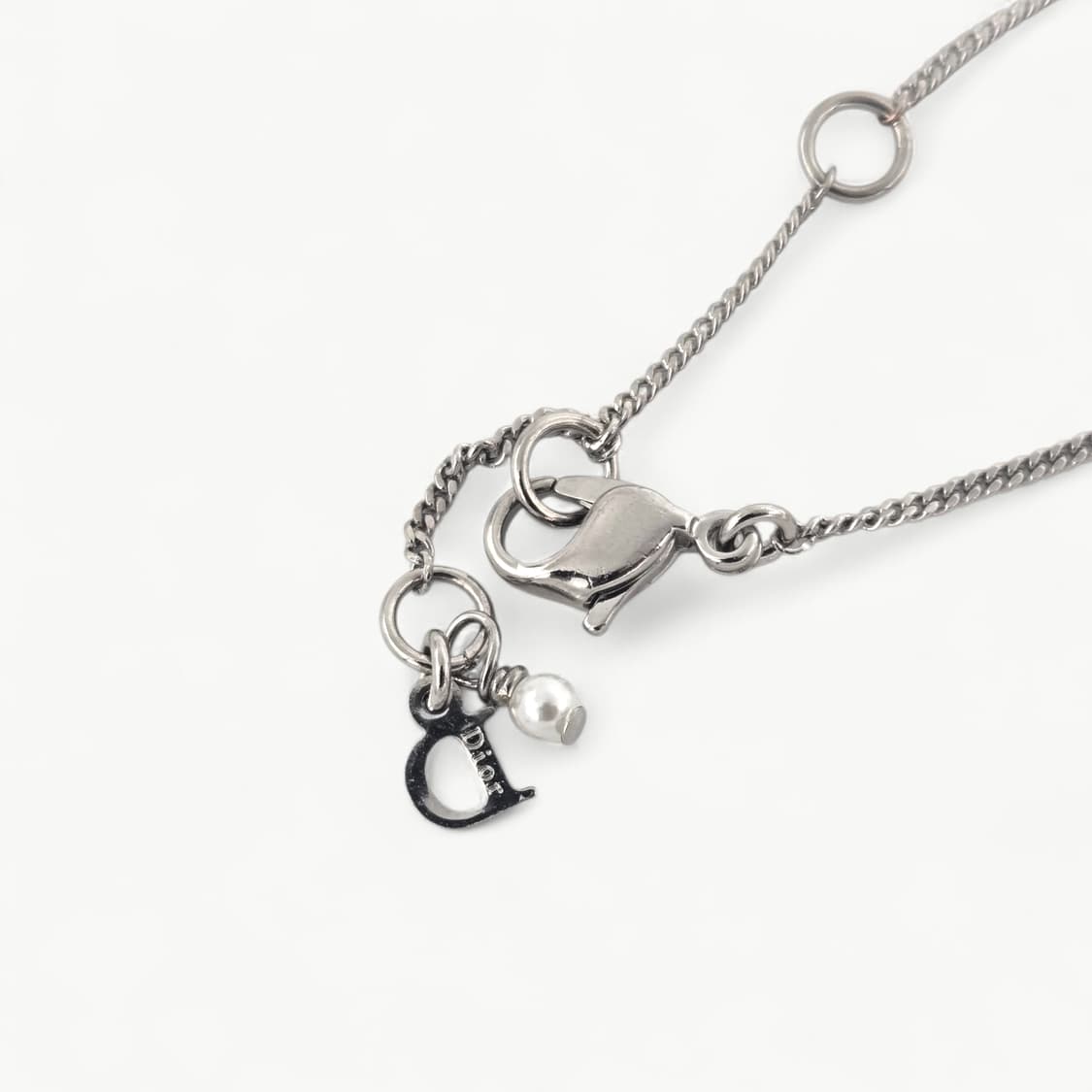 디올 D이니셜 나비 진주 체인 목걸이 상품이미지9