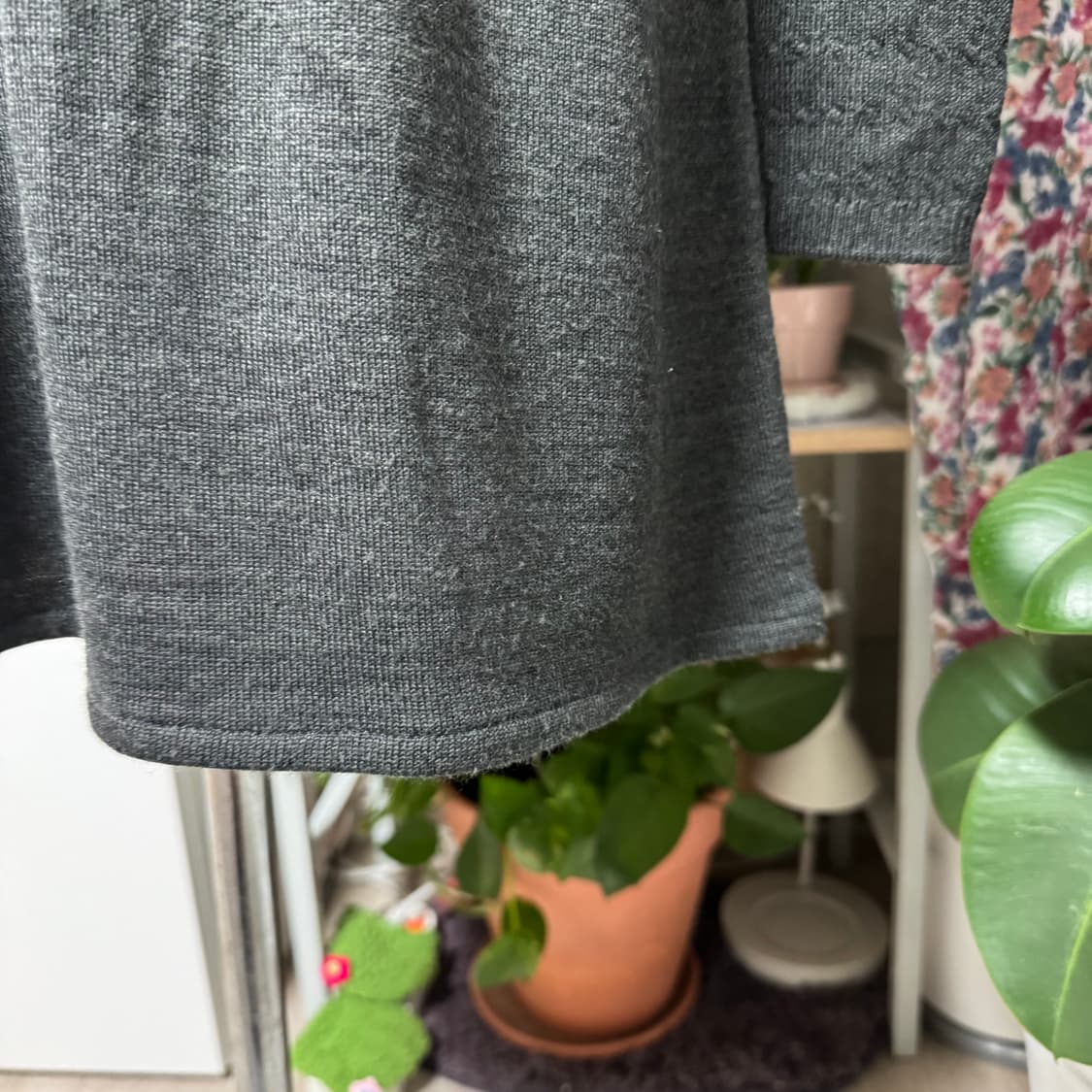 베네통 진그레이 니트 긴팔 원피스 예뻐요 상품이미지4