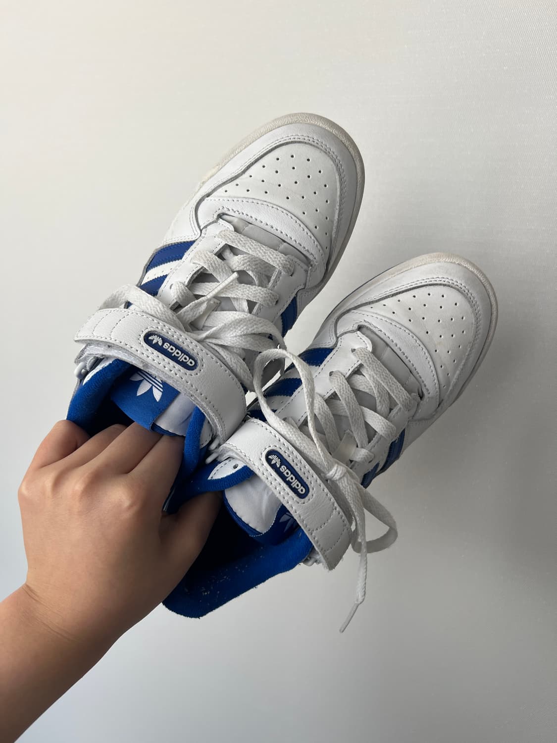 아디다스 포럼 로우 화이트 로얄블루 240 상품이미지3