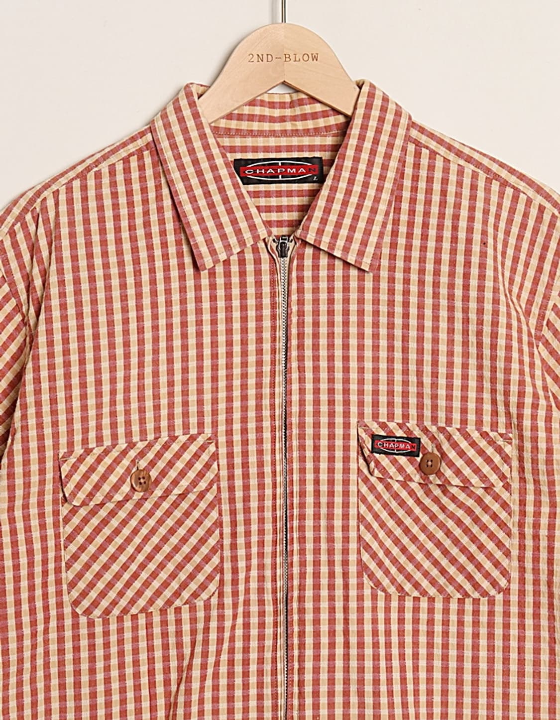 CHAPMAN Check Zip Shirts 상품이미지2
