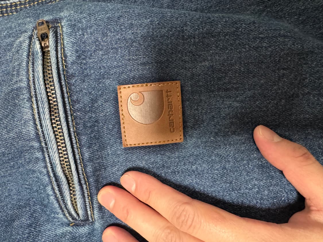 (새상품) 칼하트 디트로이트 자켓 블루/더스티 M, L사이즈 판매합니다 상품이미지5