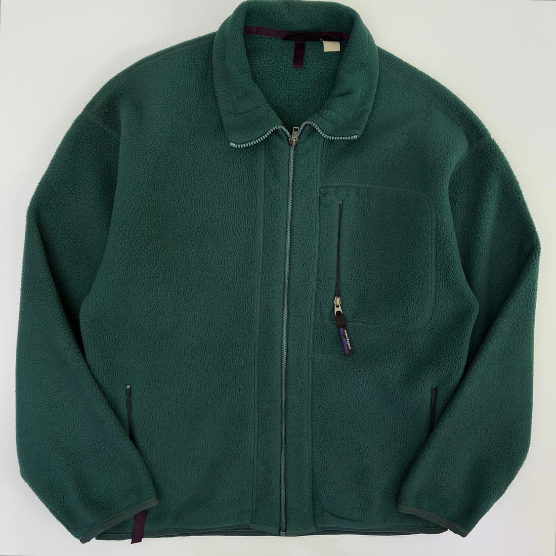 Patagonia  파타고니아 u.s.a 90,s 신칠라 그린 플리스 자 상품이미지1