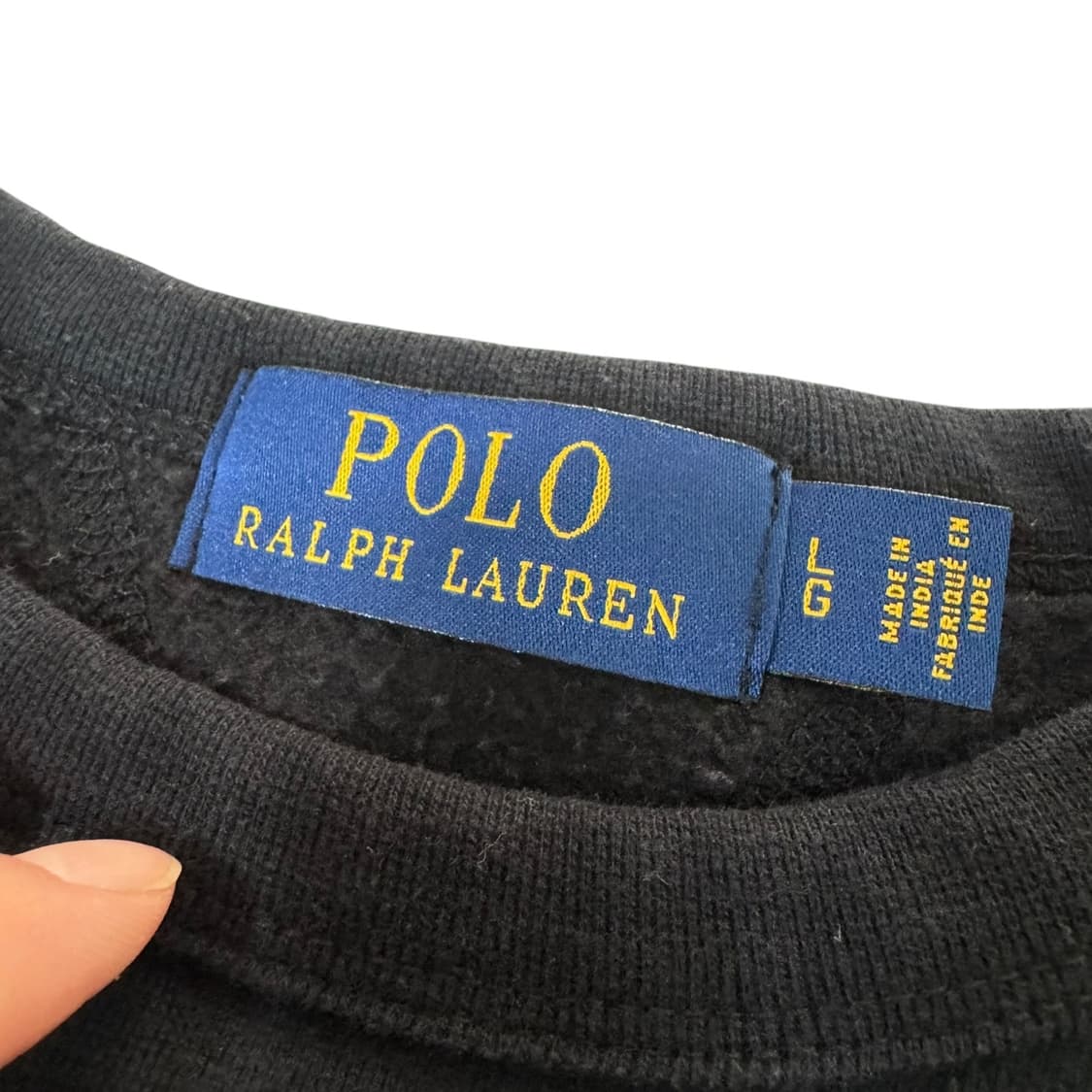 신형 폴로 랄프로렌 블랙 맨투맨 상품이미지3