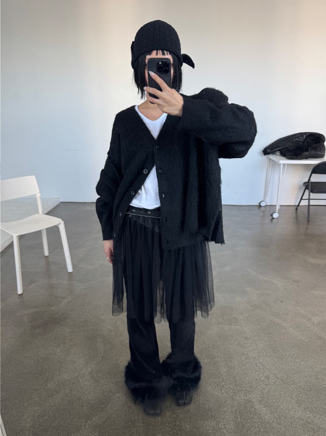 Vintage Layered belt skirt 상품이미지1