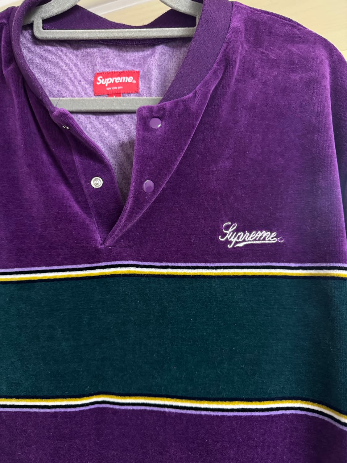 [L] 슈프림 벨루어 롱슬리프 크루넥 상품이미지2