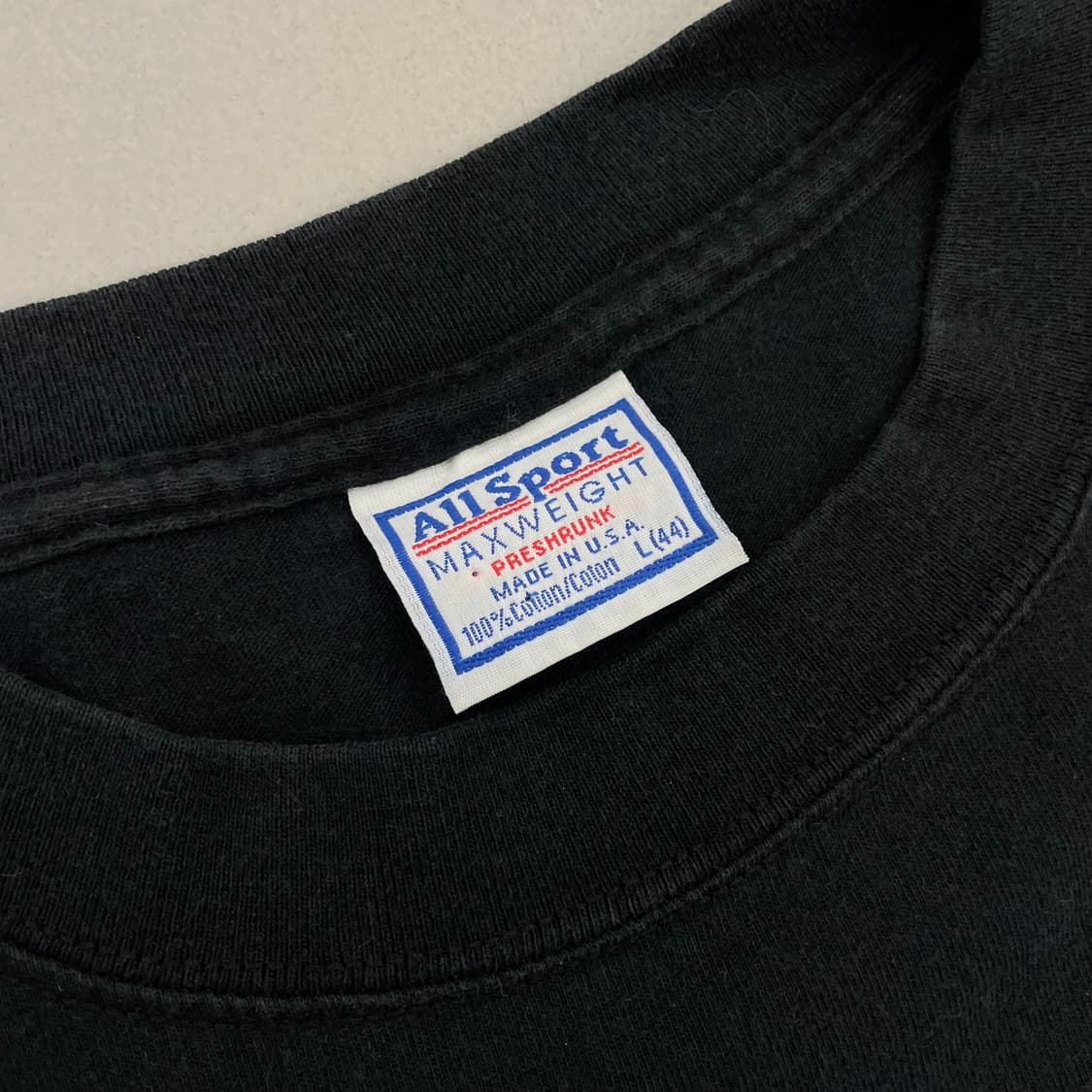 90s 싱글스티치 스컬 해골 트라이벌 빈티지 반팔 티셔츠 블랙 상품이미지6