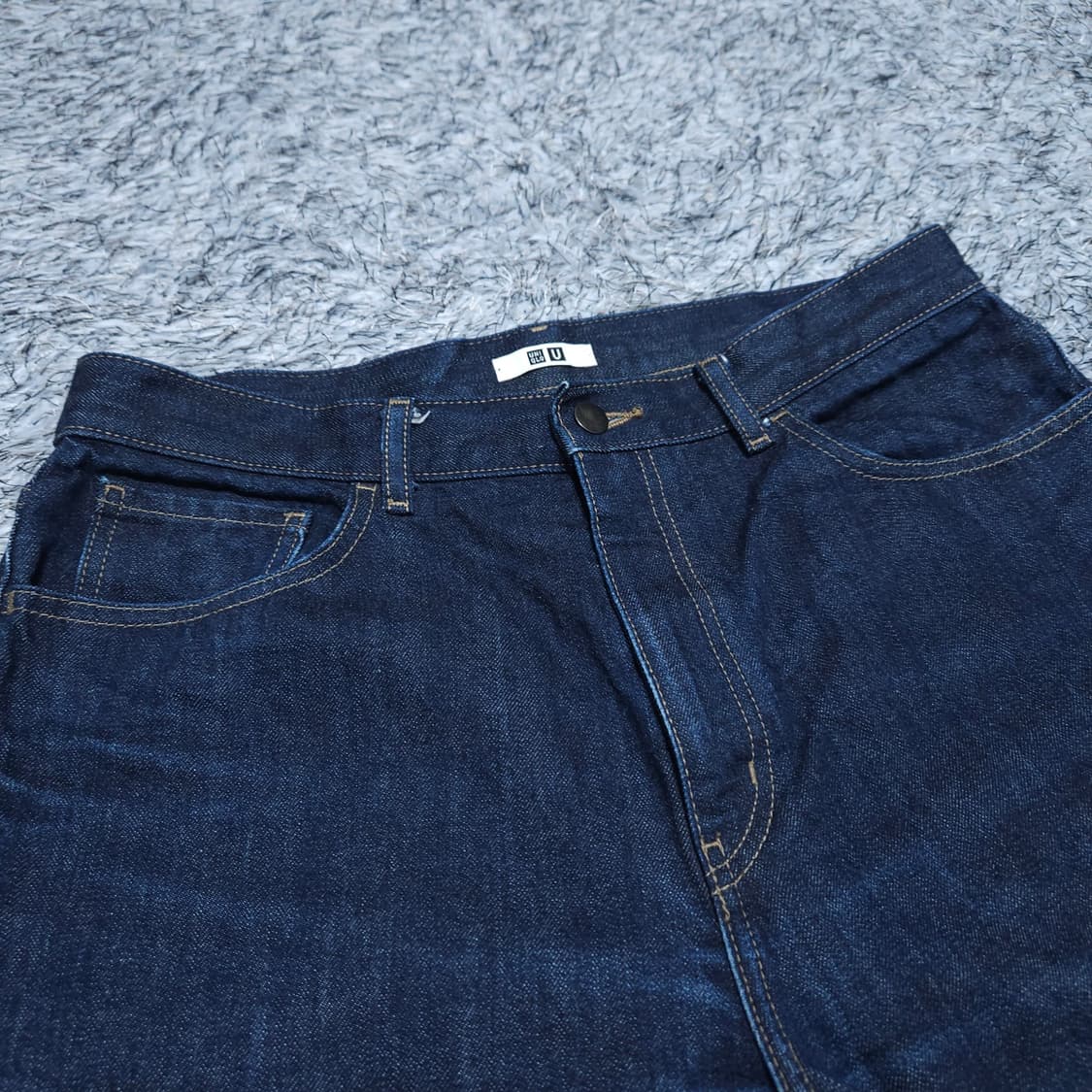 유니클로) 33 남자 셀비지데님 일자청바지 / 왕눈이샵 상품이미지3
