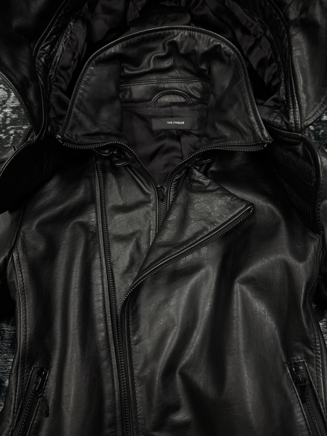 The twelve big hood gimmick lamb skin ri 상품이미지6