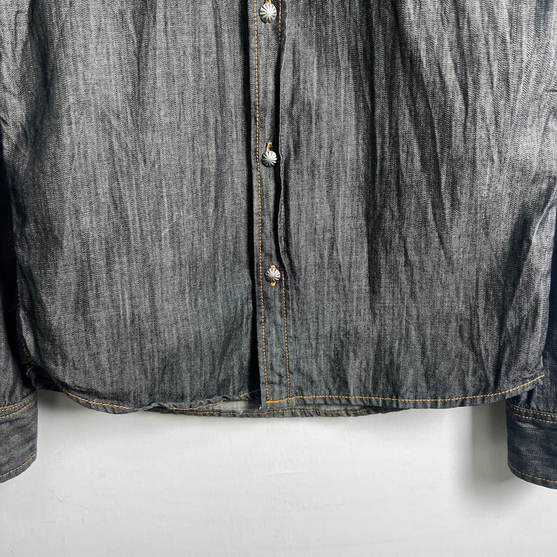 빔즈 웨스턴 블랙 데님 셔츠 S 상품이미지5