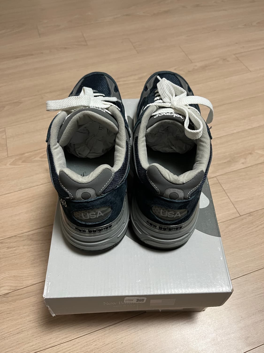 뉴발란스 993 네이비 260 5회착 상품이미지3