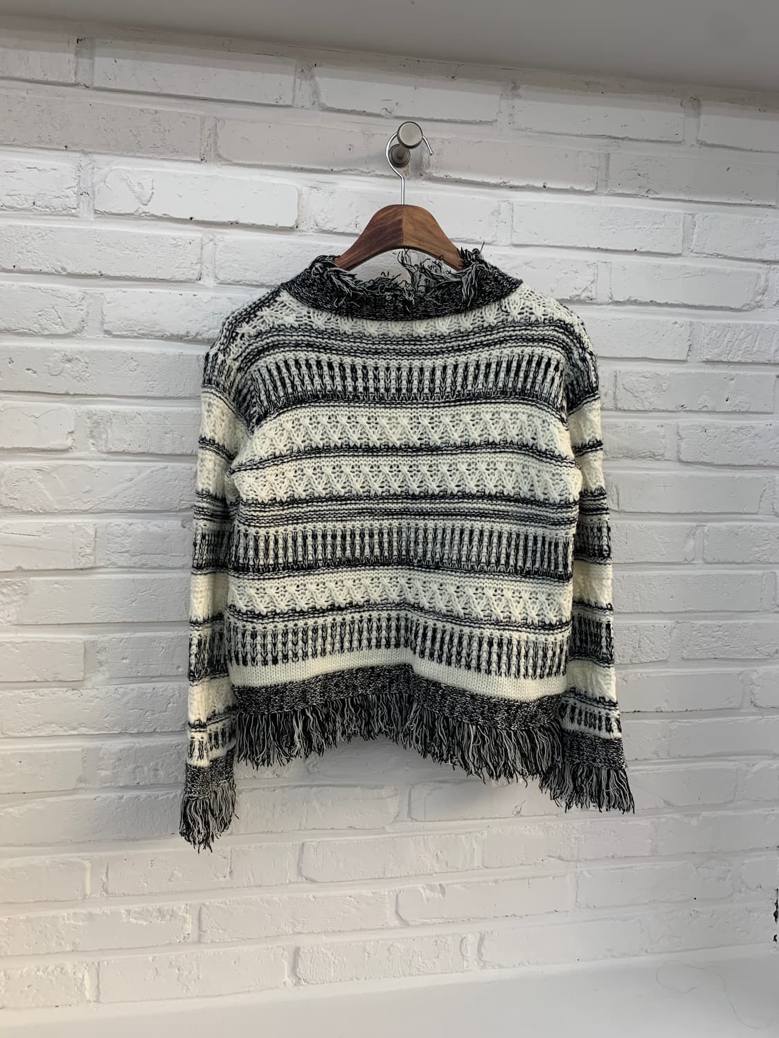 수술 프린지 트위드 가디건 상품이미지3