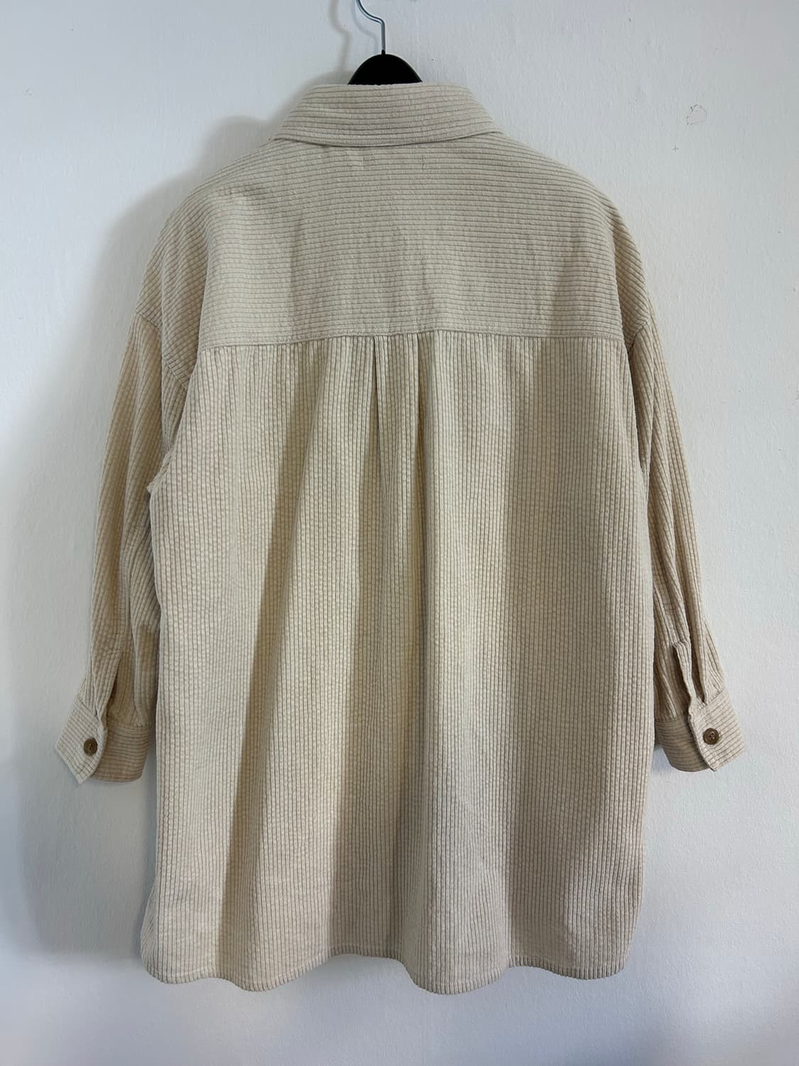 L027 프릭스 스토어 베이지 코듀로이 셔츠 자켓 상품이미지4