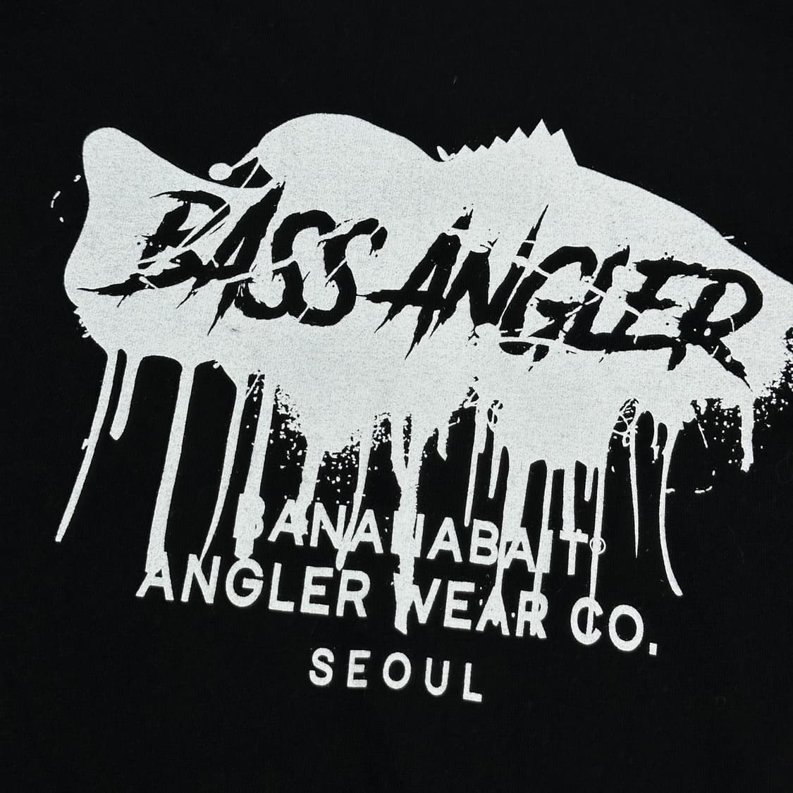 VTG 빈티지 서울 프린팅 블랙 반팔 티셔츠 (M) 상품이미지3