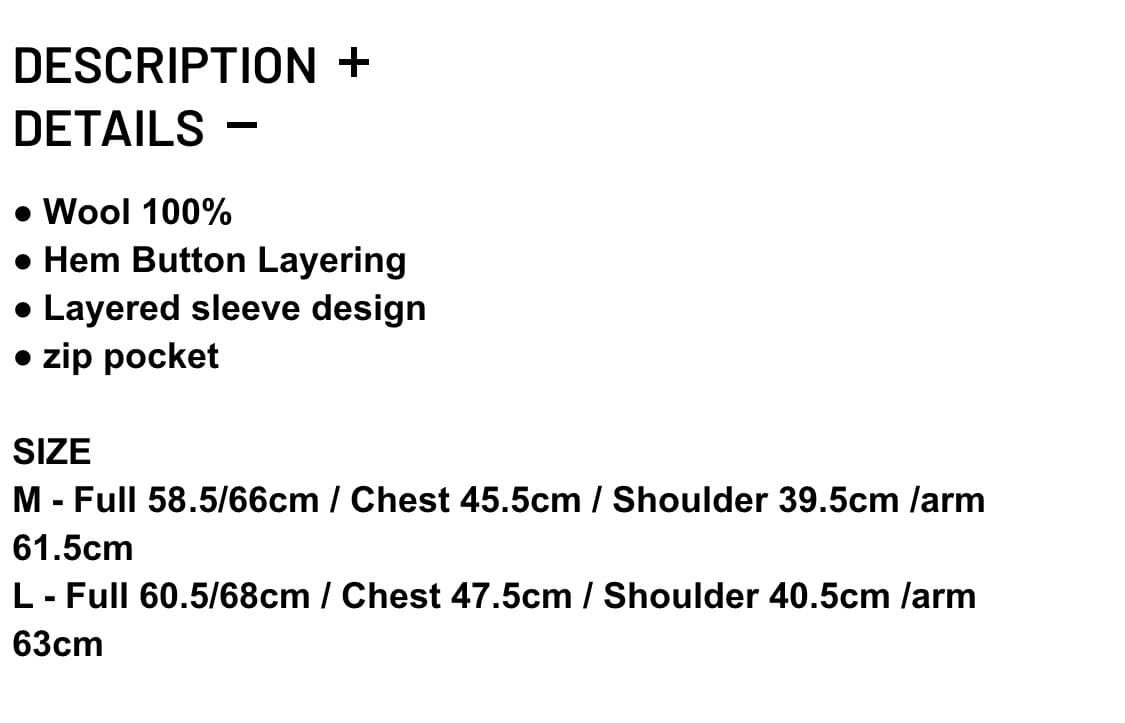 ee 누마레 레이어드 커프 니트 후드집업 상품이미지4