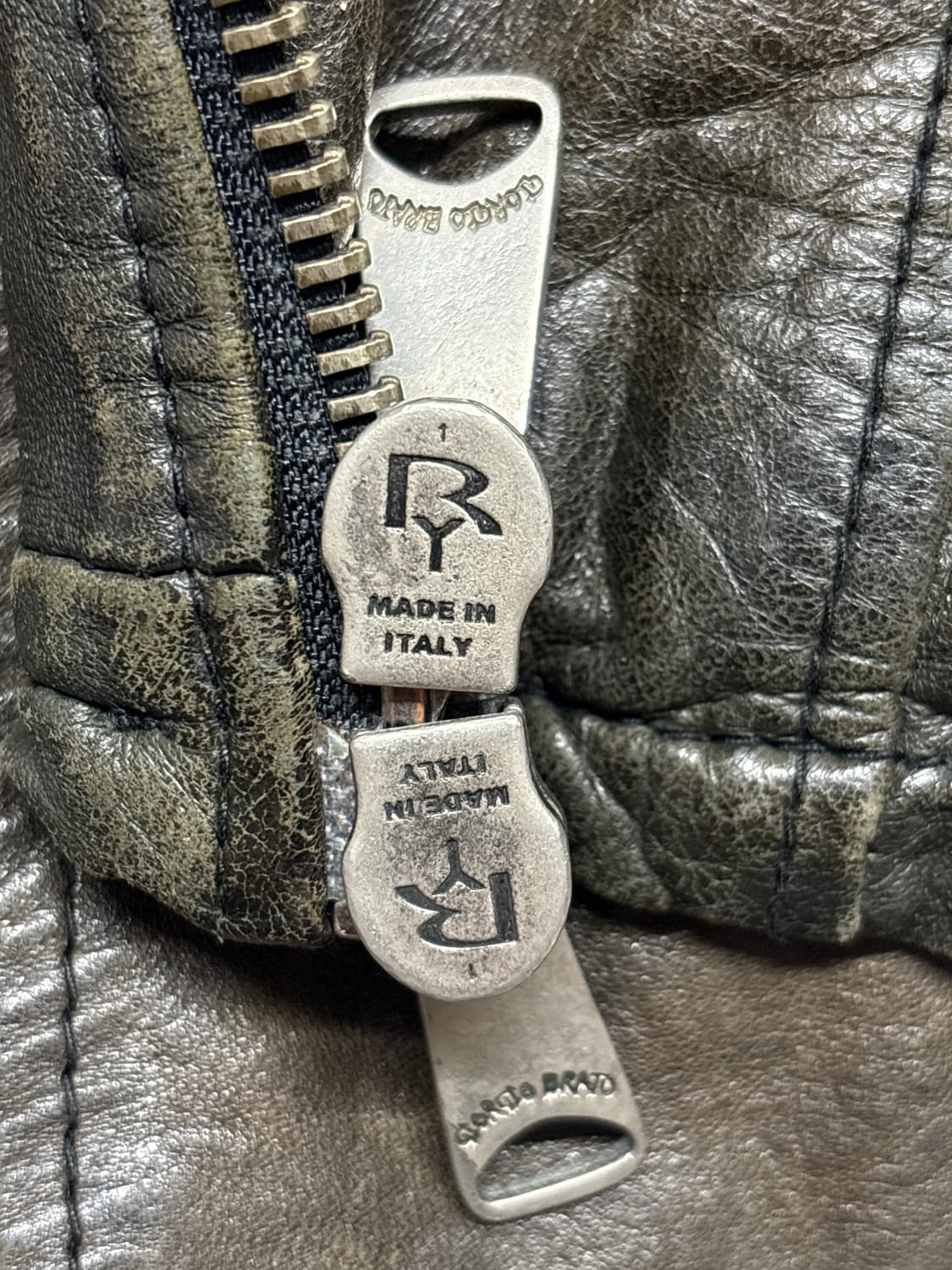 조르지오 브라토 11ss 워시드 레더 자켓 상품이미지8