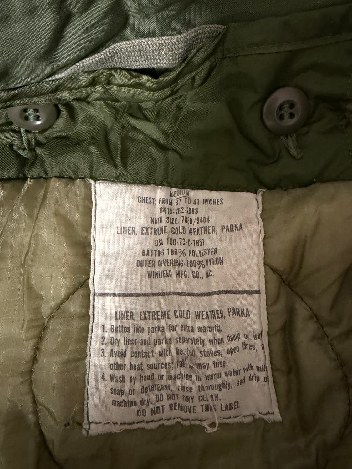 [M] m-65 fishtail 피쉬테일 개파카 상품이미지4