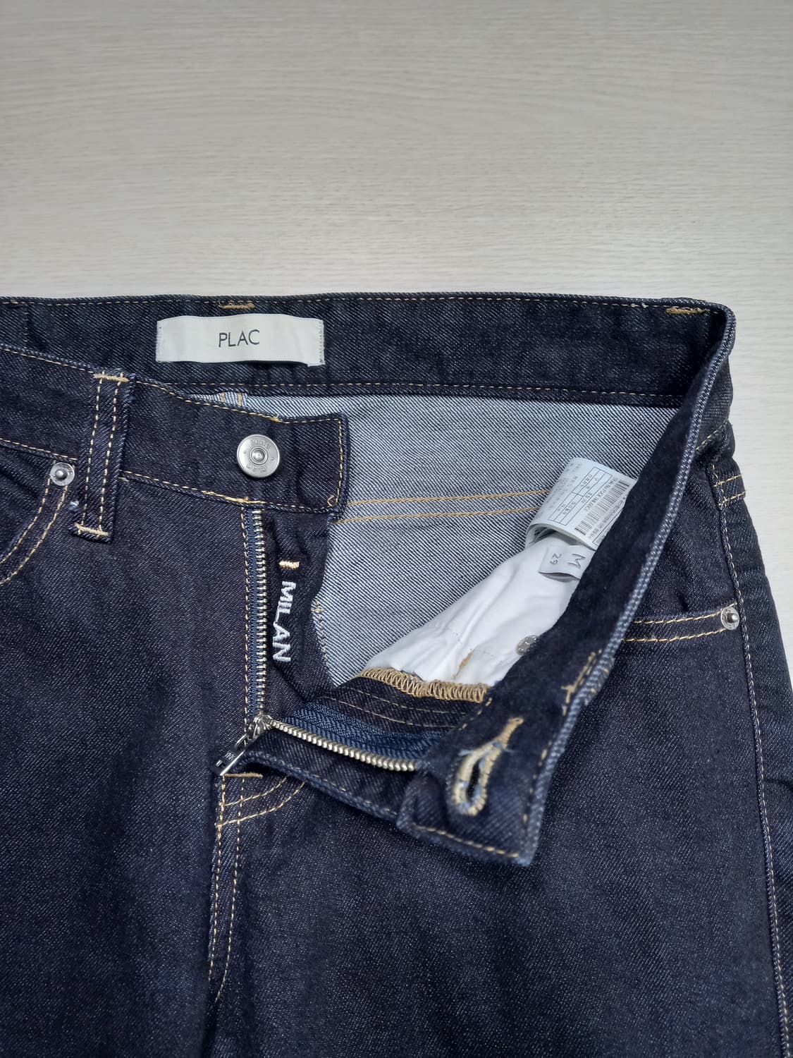 28 PLAC Milan 스판 슬림일자진 진청 28-903 상품이미지7