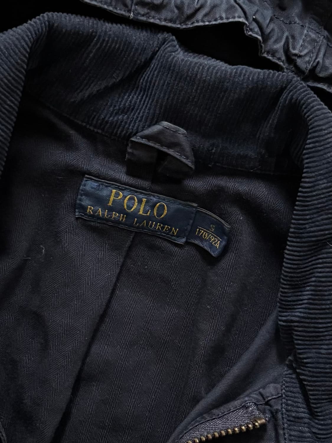 Polo 폴로 랄프로렌 신형 라벨 네이비 넥 코듀로이 모호크 필드 자켓 상품이미지4