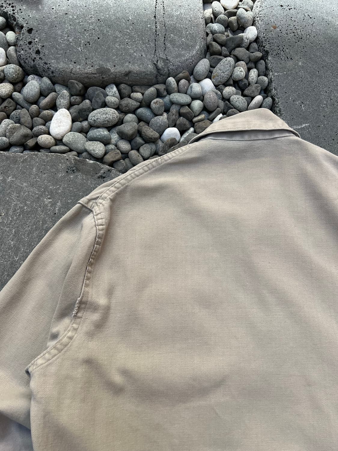 OLD VINTAGE FRENCH BEIGE WORK 빈티지프렌치워크자켓 상품이미지10