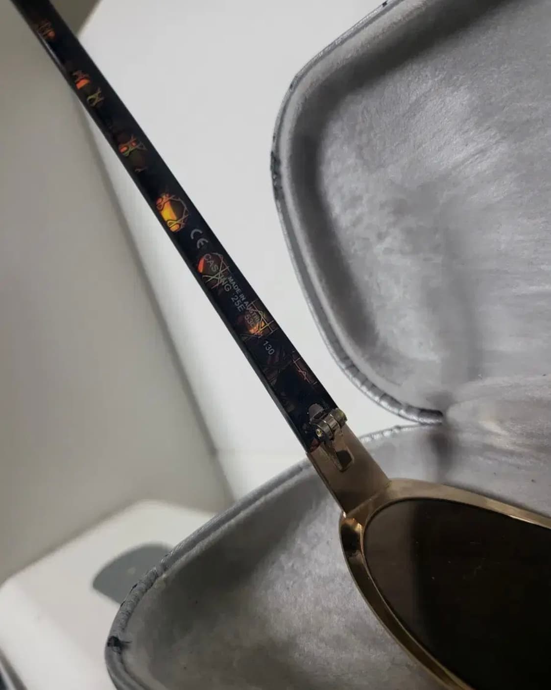 크리스찬 디올 빈티지 레오파드 긱시크 골드 선글라스 상품이미지4