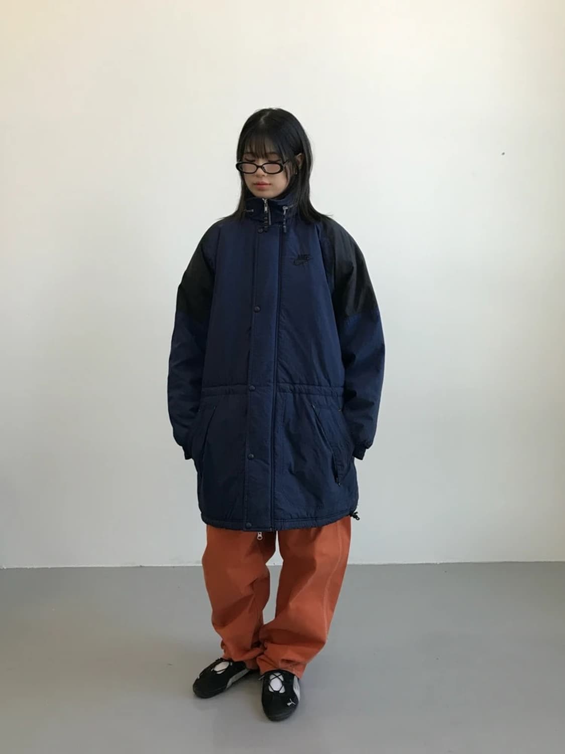 90's Nike Long Padded Parka 상품이미지1