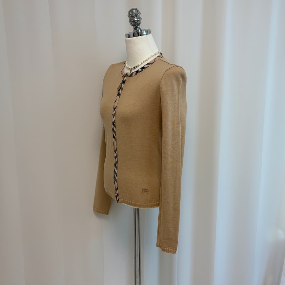 버버리 런던 니트 집업 가디건 상품이미지4